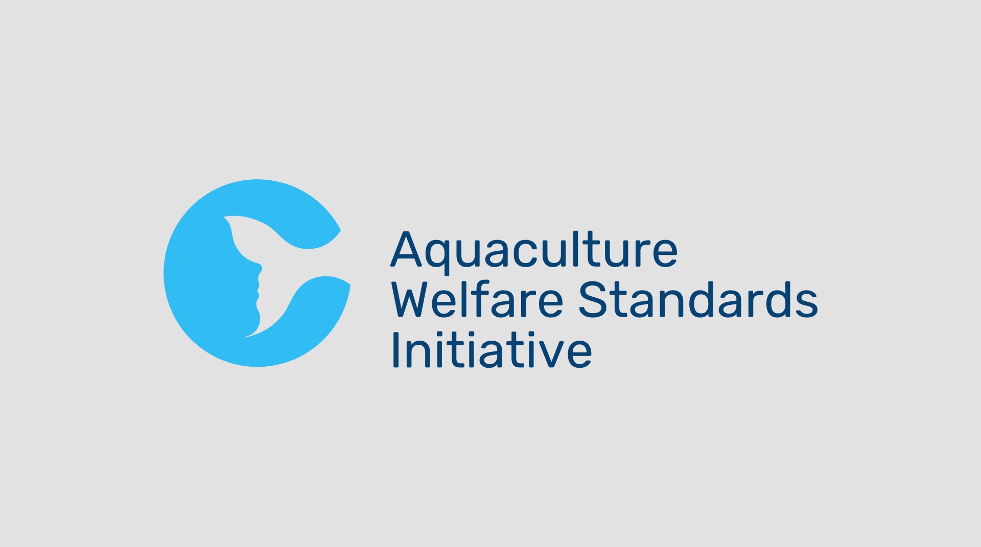 The finalized logo for the "Aquaculture Welfare Standards Initiative"